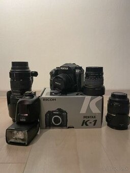 Predám Pentax K-1 + príslušenstvo