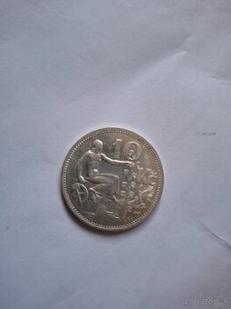 Strieborná čsr minca