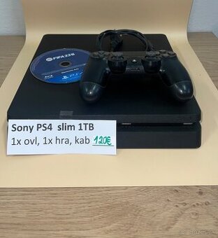 SONY PS4 Slim 1TB + FIFA 23