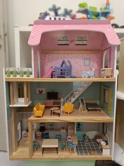 PLAYTIVE detsky dreveny domcek dom