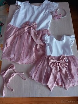 Šaty+šatky na oslavu/fotenie/atd.