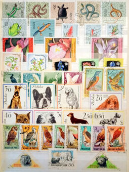 Predám poštové známky fauna ,flóra 596 ks