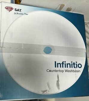 Úplne NOVÉ Umývadlo SAT Infinitio 39x39 cm bez prepadu