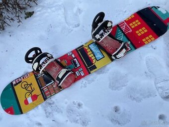Detsky snowboard + topanky