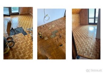 Brúsenie parkiet a drevenych podláh, montáž drevenych podláh