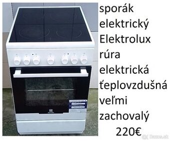 predám sporák aj s káblom rovno do zásuvky 230V