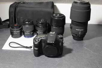 Sony A58 + 5 objektívov