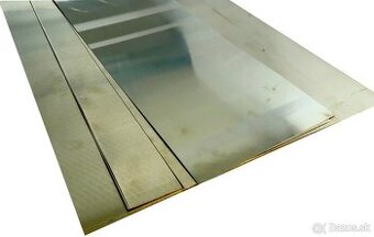 mosadzný plech hrúbka od 0,3mm do 3mm.