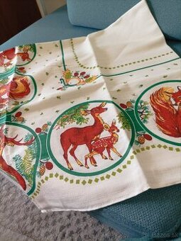 Predám nový obrus , motív srnky