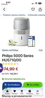zvlhcovac vzduchu philips smart