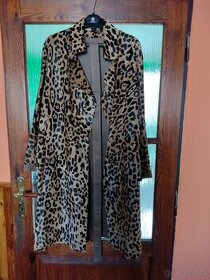 Luxusný kožený dámsky kabát Kara, veľkosť 36.