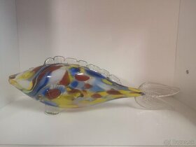 Sklenená ryba - hutné sklo
