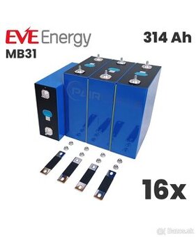 EVE LiFePo4 MB31 314Ah Grade A ŽIADNE menej kvalitne A-