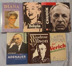 Životopis Lady Di, Marilyn Monroe, Chudík...