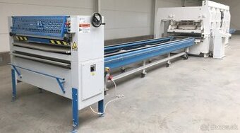 Průběžný dýhovací lis ORMA, desky 5100 x 1400 mm
