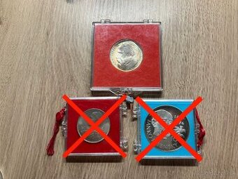 Československo ARTIA 50 koruna Myslbek v červenej etui