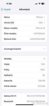 iPhone 15 ružový