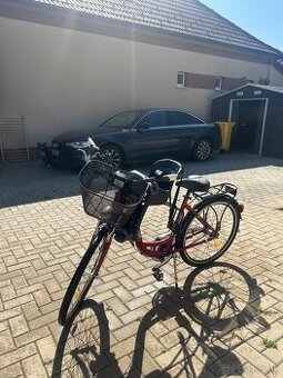 Bicykel + detská sedačka prilba k tomu