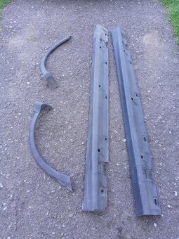 Plastové lemy na Opel Corsa