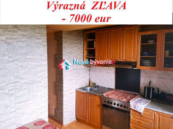 VÝRAZNÁ ZĽAVA - Na predaj 3 izbový byt s nádherným výhľadom