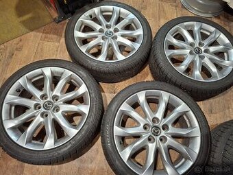 Predám hlinikové disky-org.-Mazda 3--R18