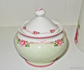 Green Gate - porcelánová cukornička ruže