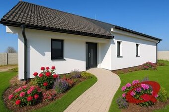 SKOLAUDOVANÝ RODINNÝ DOM, TEHLOVÁ STAVBA, IHNEĎ VOĽNÝ