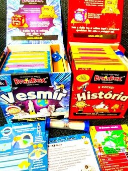 NOVÁ HRA VESMÍR +HISTÓRIA BrainBox od ALBI vek 8+