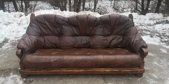 Kožená sedacia súprava(len trojsedačka)