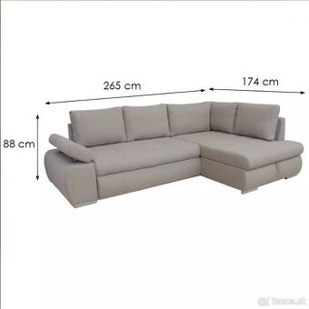 ROHOVÁ SEDAČKA 265x174cm