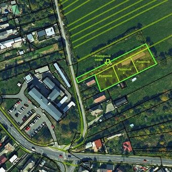 3 slnečné pozemky pre rodinné domy vo Vranove nad Topľou