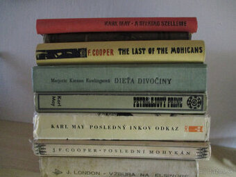 Knihy - staré vydania dobrodružných románov