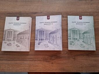 Zlaté Československé bankovky l, ll a III