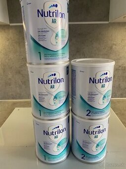 Predám dojcenecke mlieko Nutrilon AR 1, 2