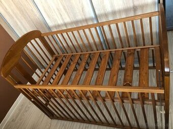 detská drevená postieľka new baby