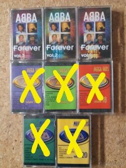 Audiokazety VIVA,ABBA forever