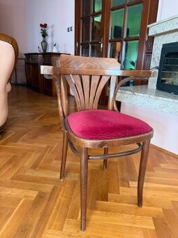 Stoličky drevenné čalúnené - Zn. Ton