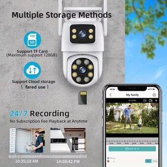 WiFi IP DUAL kamera  - Nová v krabici