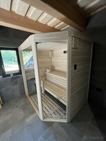Predám interiérovú saunu s rohovym vstupom