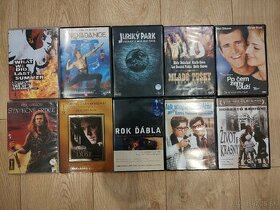 DVD filmy, DVD koncerty, CD, DVD hra