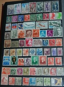 Staré poštové známky 3 - 100 ks