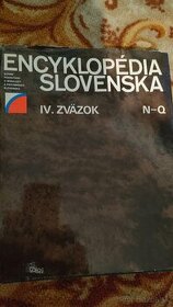 Predám knihu Encyklopédia Slovenska lV.