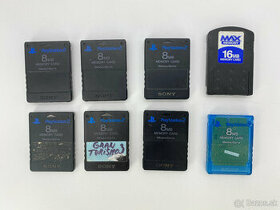 PS2 - originálne memory karty
