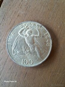 Pamätná minca 100 KČS 1948