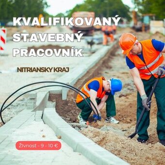 Kvalifikovaný stavebný pracovník ( nie partie)