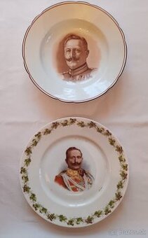 Porcelánové talíře - Wilhelm II., Rakusko Uhorsko