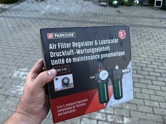 Parkside air filter regulator and lubricator