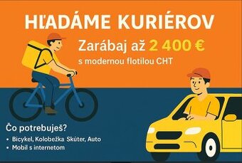 🚴‍♂️ HĽADÁME KURIÉROV TRENČÍN 🚗