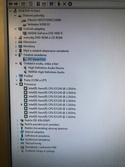Xeon E3-1245 zostava