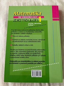 Učebnica a zbierky úloh z matematiky